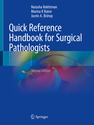 cover image of Quick Reference Handbook for Surgical Pathologists